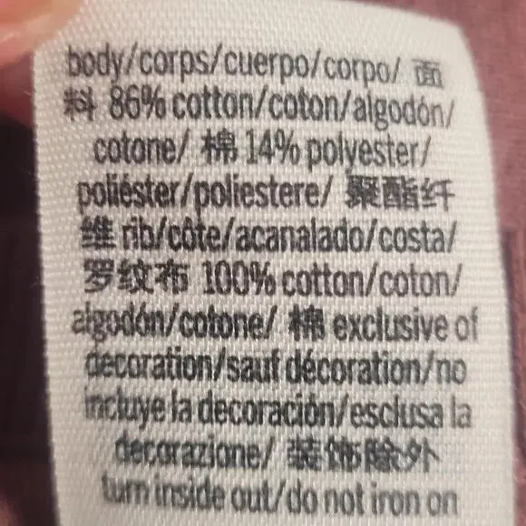 Victoria's Secret PINK Dusty Rose Cropped Crewneck Sweatshirt Long Sleeve- Sz XS - Picture 9 of 9